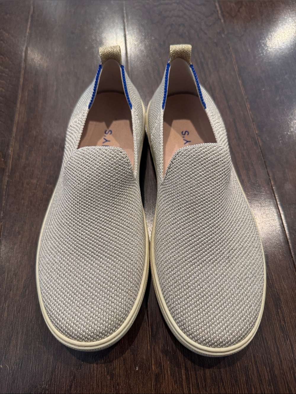 Rothy’s Slip-on Sneakers in Diamond Metallic